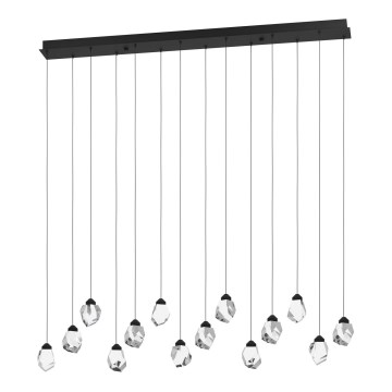 Eglo 390358 - LED Żyrandol ściemnialny na lince SINDICAT 14xLED/3W/230V czarny/przezroczysty