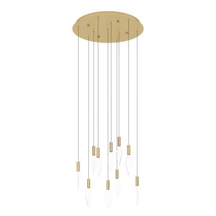Eglo - LED Żyrandol ściemnialny na lince 10xLED/3W/230V 3000K śr. 58 cm zl.
