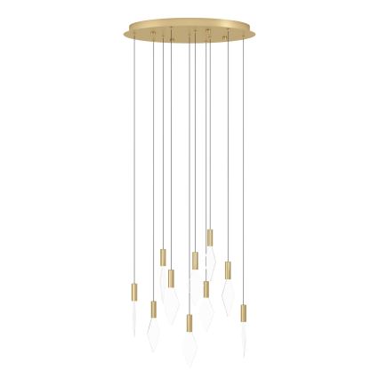 Eglo - LED Żyrandol ściemnialny na lince 10xLED/3W/230V 3000K śr. 58 cm zl.