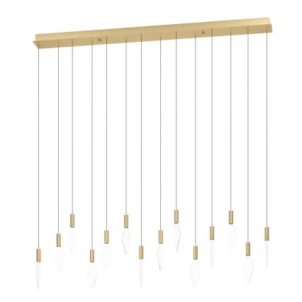 Eglo - LED Żyrandol ściemnialny na lince 14xLED/3,3W/230V 3000K złoty