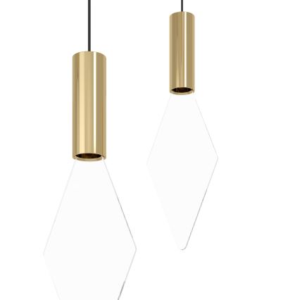 Eglo - LED Żyrandol ściemnialny na lince 14xLED/3,3W/230V 3000K złoty