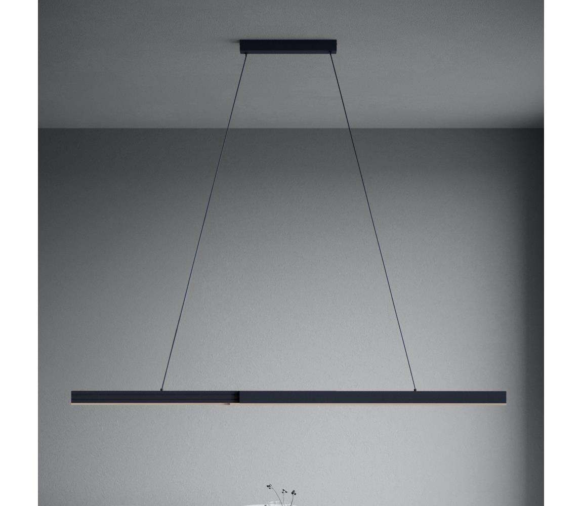 Eglo 390368 - LED Żyrandol ściemnialny na lince MONTEBUONO LED/20W/230V 3000K czarny
