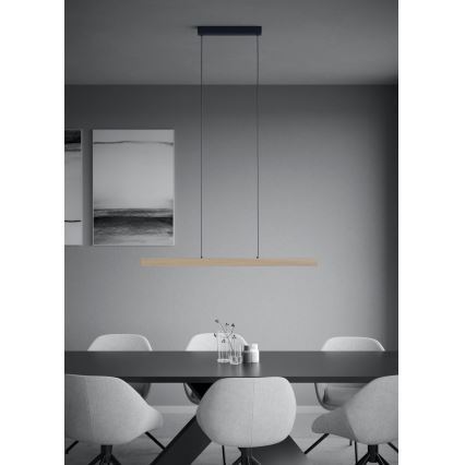 Eglo - LED Żyrandol ściemnialny na lince LED/21W/230V 3000K brązowy