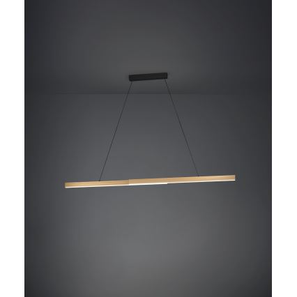 Eglo - LED Żyrandol ściemnialny na lince LED/21W/230V 3000K brązowy