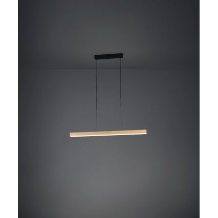 Eglo - LED Żyrandol ściemnialny na lince LED/21W/230V 3000K brązowy