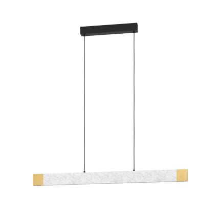 Eglo - LED Żyrandol ściemnialny na lince LED/22,2W/230V 3000K brązowy/szary