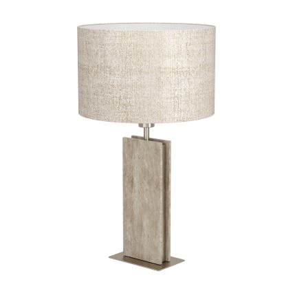 Eglo - Lampa stołowa 1xE27/40W/230V beżowa