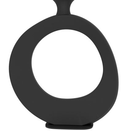 Eglo - Lampa stołowa 1xE27/60W/230V 52,5 cm czarna/kremowa