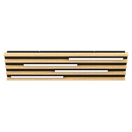 Eglo - LED Plafon ściemnialny 4xLED/9W/230V 3000K 22x78 cm brązowy