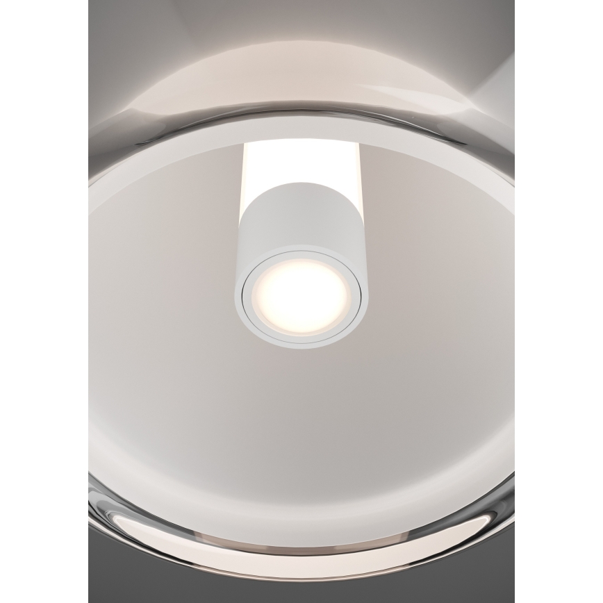 Eglo - ściemnialny żyrandol LED na linkach LED/7W/230V + LED/1,6W 2200-6500K błyszczący chrom