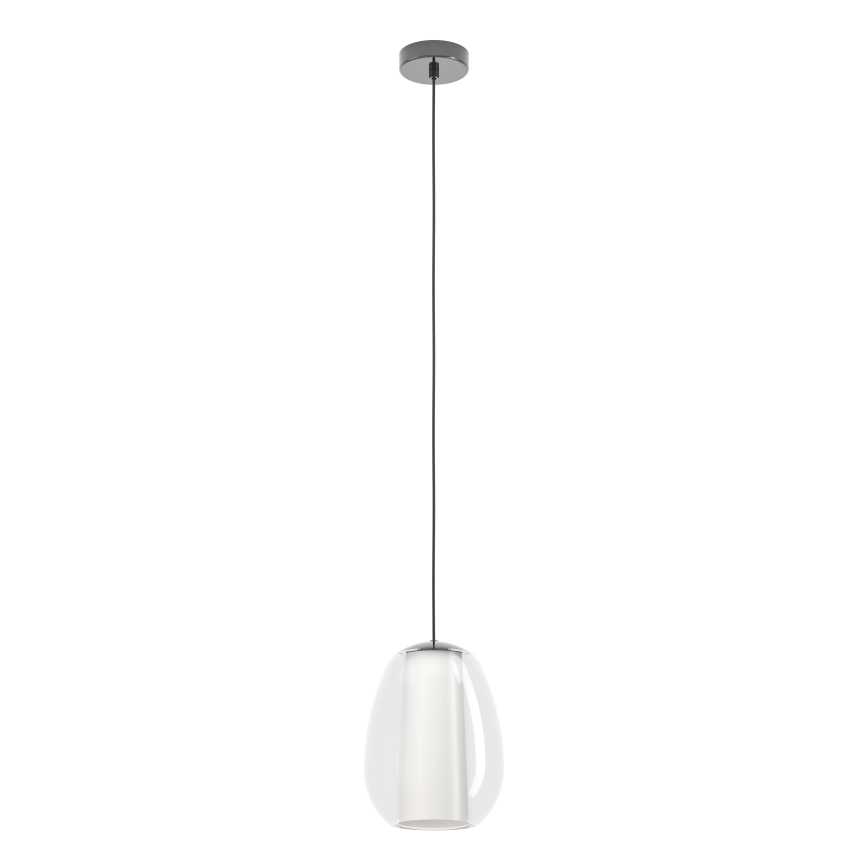 Eglo - LED ściemnialny żyrandol na przewodzie LED/7W/230V + LED/1,6W 2200-6500K czarny chrom