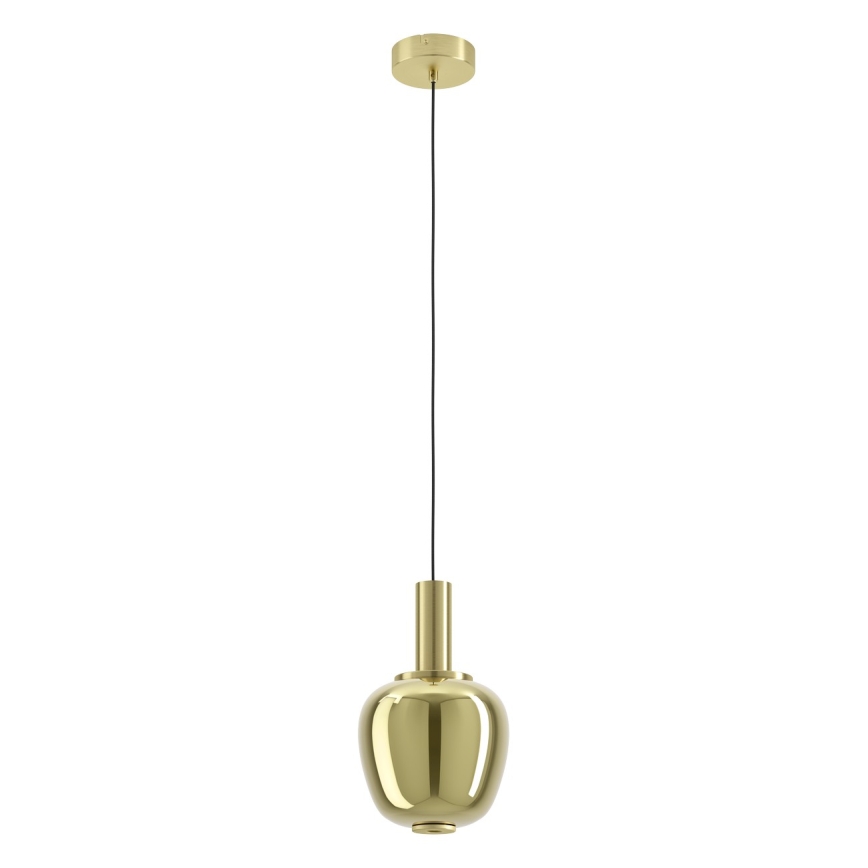 Eglo - LED ściemnialna lampa wisząca na lince LED/5,5W/230V + LED/1,6W 2200-6500K śr. 21 cm złota