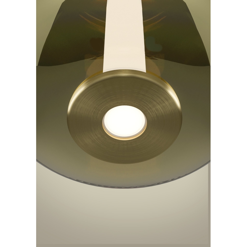 Eglo - LED ściemnialna lampa wisząca na lince LED/5,5W/230V + LED/1,6W 2200-6500K śr. 21 cm złota