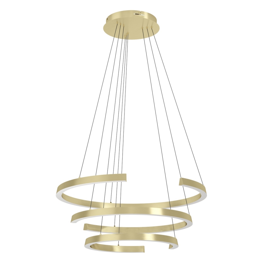 Eglo - ściemnialny żyrandol LED na lince LED/50W/230V 2200-6500K złoty + pilot zdalnego sterowania