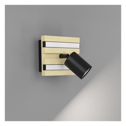 Eglo - Kinkiet punktowy LED 1xLED/2,2W/230V + 2xLED/1,2W + 2xLED/2W beżowy/czarny