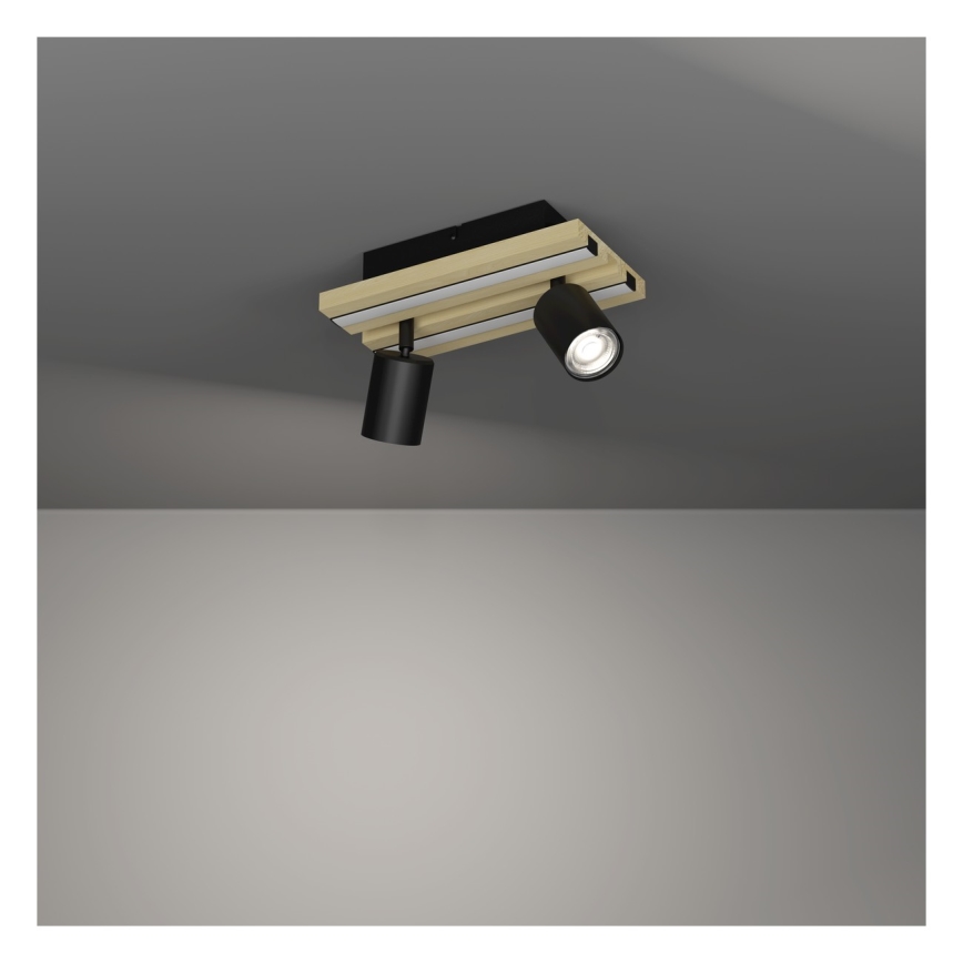 Eglo - Oprawa punktowa LED 2xLED/2,2W/230V + 2xLED/1,2W + 2xLED/2W beżowa/czarna