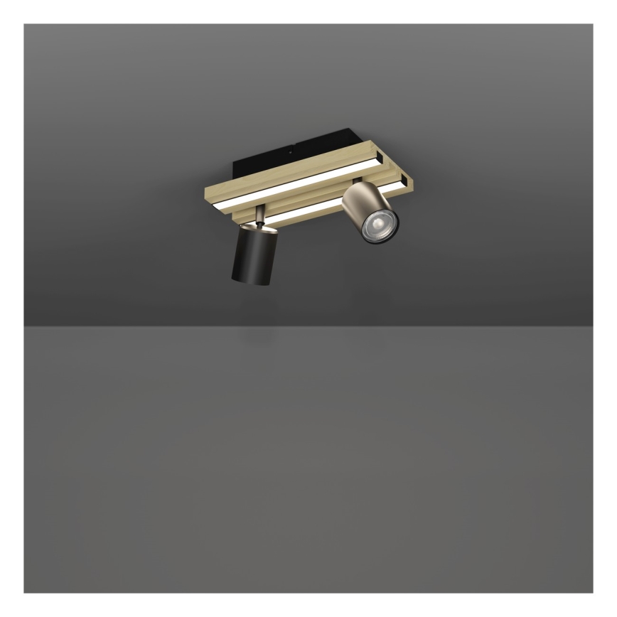 Eglo - Oprawa punktowa LED 2xLED/2,2W/230V + 2xLED/1,2W + 2xLED/2W beżowa/czarna