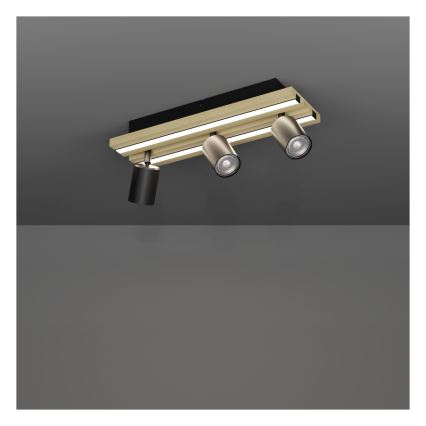 Eglo - Oprawa punktowa LED 3xLED/2,2W/230V + 2xLED/1,2W + 2xLED/2W beżowa/czarna