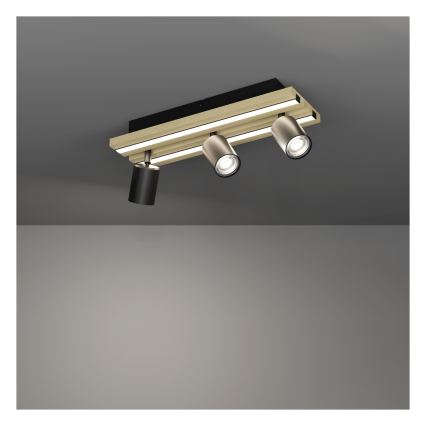 Eglo - Oprawa punktowa LED 3xLED/2,2W/230V + 2xLED/1,2W + 2xLED/2W beżowa/czarna