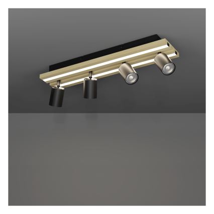 Eglo - LED oprawa punktowa 4xLED/2,2W/230V + 2xLED/1,2W + 2xLED/2W beżowa/czarna