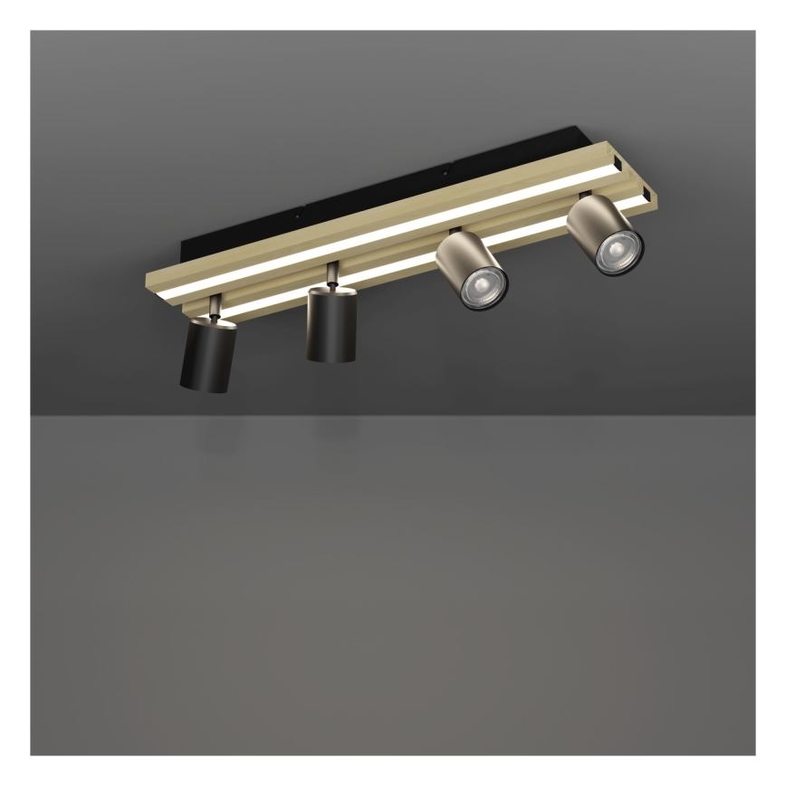 Eglo - LED oprawa punktowa 4xLED/2,2W/230V + 2xLED/1,2W + 2xLED/2W beżowa/czarna