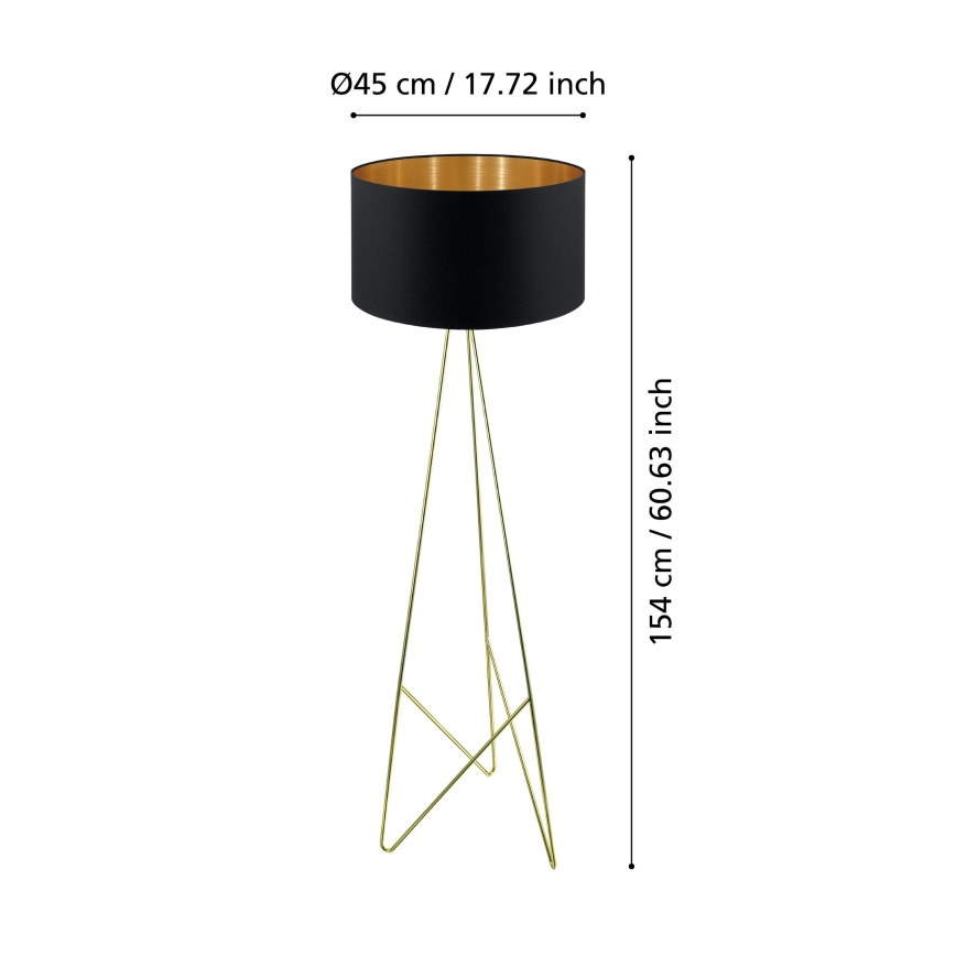 Eglo - Lampa podłogowa 1xE27/60W/230V