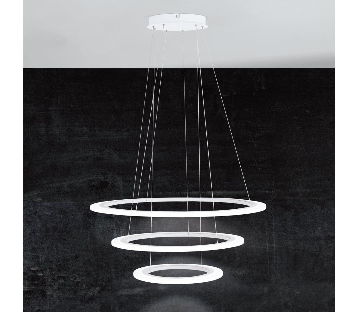 Eglo 39274-LED Żyrandol ściemnialny na lince PENAFORTE 1xLED/45W/230V+1xLED/33W+1xLED/19,5W