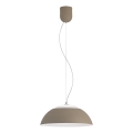Eglo 39293 - ściemnialny żyrandol na lince MARGHERA LED/27,7W/230V beżowy