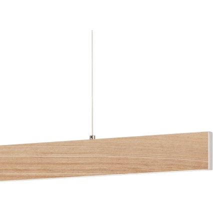 Eglo 39344 - Żyrandol LED na lince CLIMENE LED/17W/230V + LED/4,2W dąb