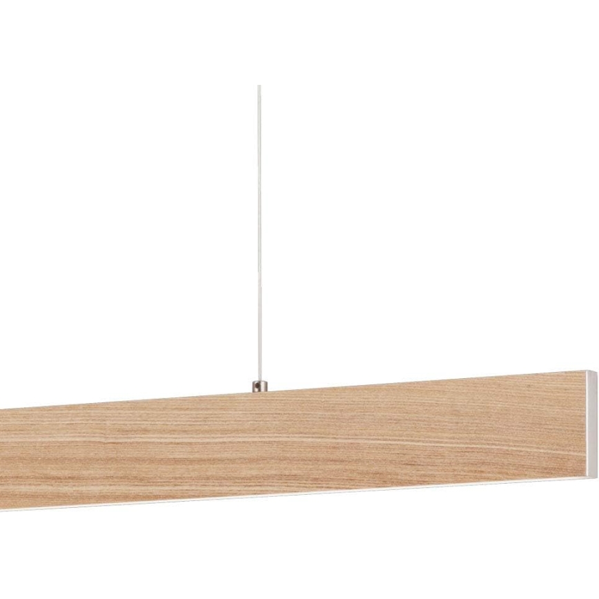 Eglo 39344 - Żyrandol LED na lince CLIMENE LED/17W/230V + LED/4,2W dąb