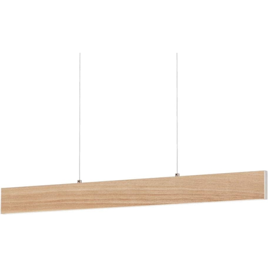 Eglo 39344 - Żyrandol LED na lince CLIMENE LED/17W/230V + LED/4,2W dąb