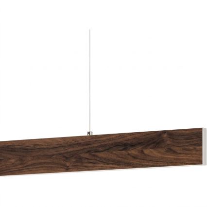 Eglo - ściemnialny żyrandol na linkach LED/21W/230V + LED/8,4W orzech