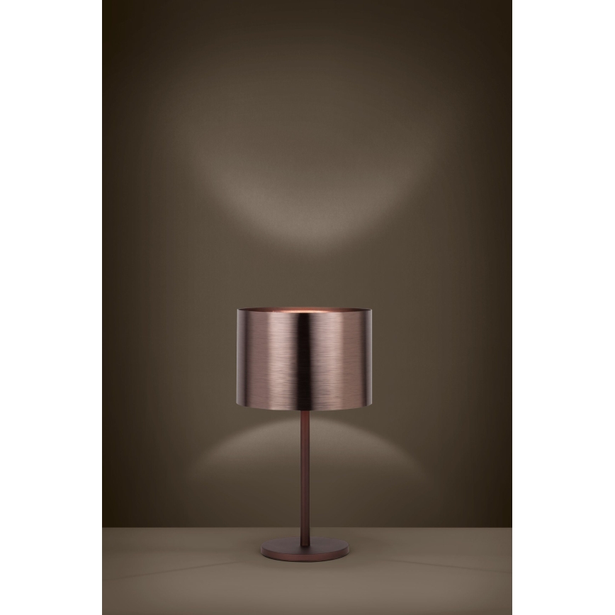 Eglo - Lampa stołowa 1xE27/60W/230V miedziany