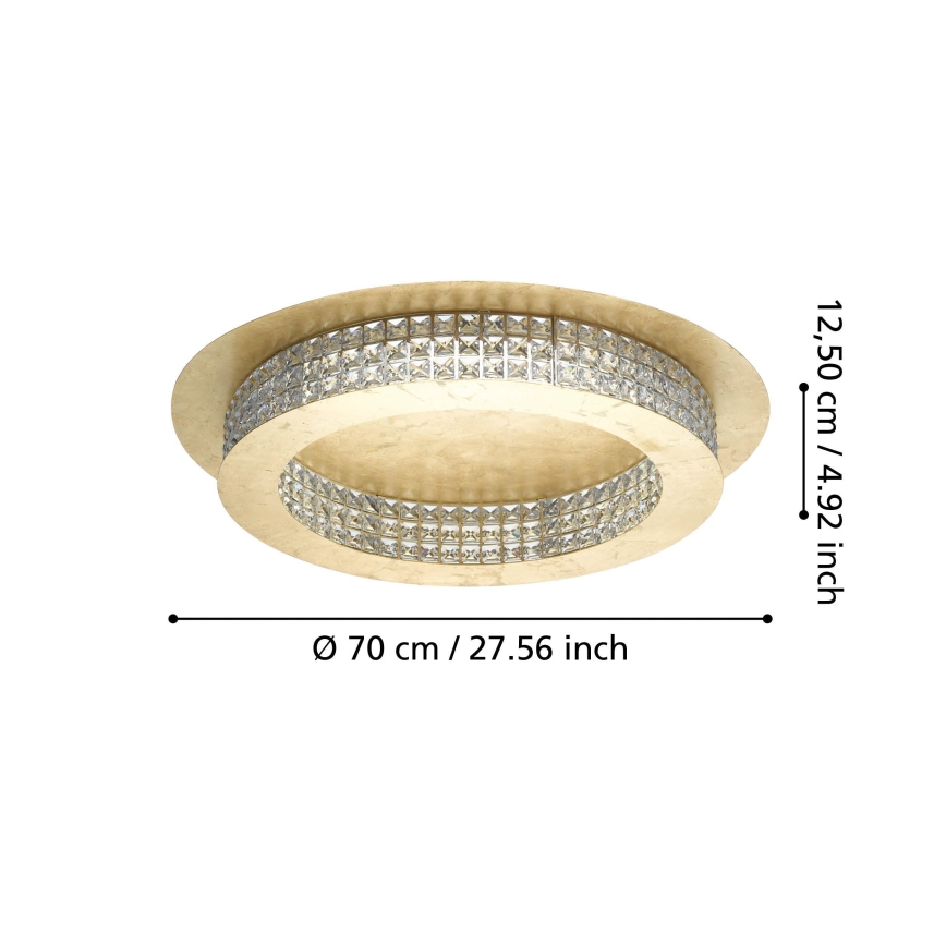 Eglo - LED Plafon ściemnialny LED/44W/230V