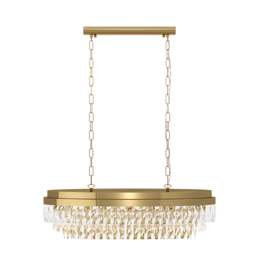 Eglo - Żyrandol na łańcuchu 10xE14/40W/230V złoty