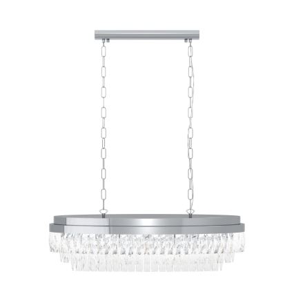 Eglo - Żyrandol na łańcuchu 10xE14/40W/230V błyszczący chrom