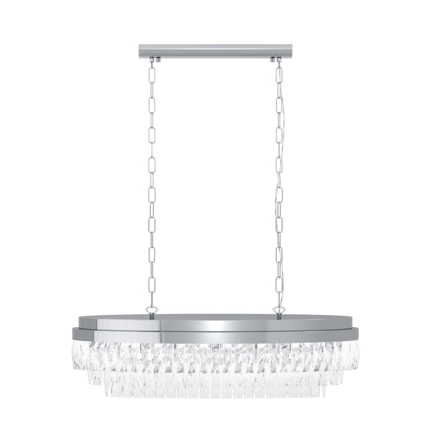 Eglo - Żyrandol na łańcuchu 10xE14/40W/230V błyszczący chrom