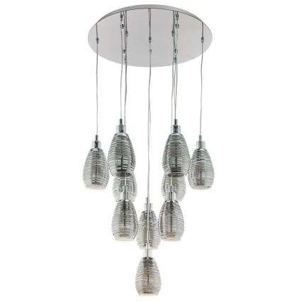 Eglo - Żyrandol na lince 10xE27/60W/230V