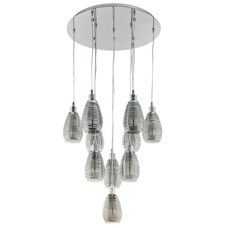 Eglo - Żyrandol na lince 10xE27/60W/230V