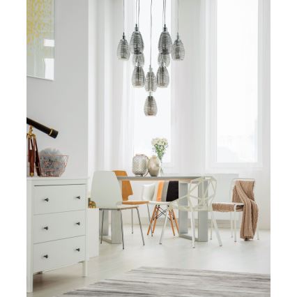 Eglo - Żyrandol na lince 10xE27/60W/230V