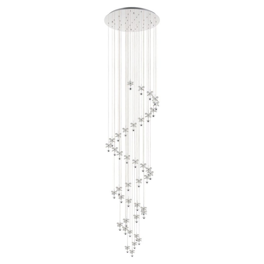 Eglo - LED Kryształowy ściemniany żyrandol na lince 40×LED/1,8W/230