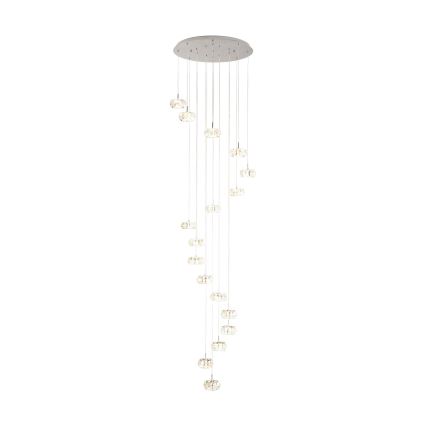 Eglo  - LED Kryształowy ściemniany żyrandol na lince 17xLED/4,5W/230V