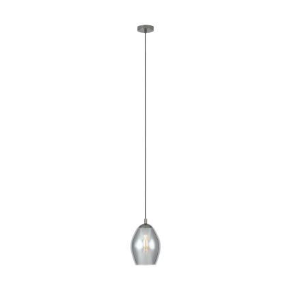 Eglo - Żyrandol na lince 1xE27/60W/230V dymny