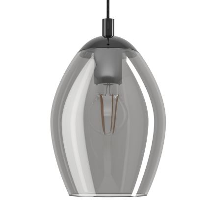 Eglo - Żyrandol na lince 1xE27/60W/230V dymny