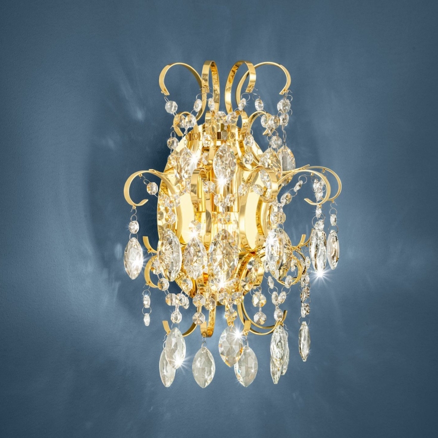 Eglo 39604 - Kinkiet FENOULLET 1xE14/25W/230V golden