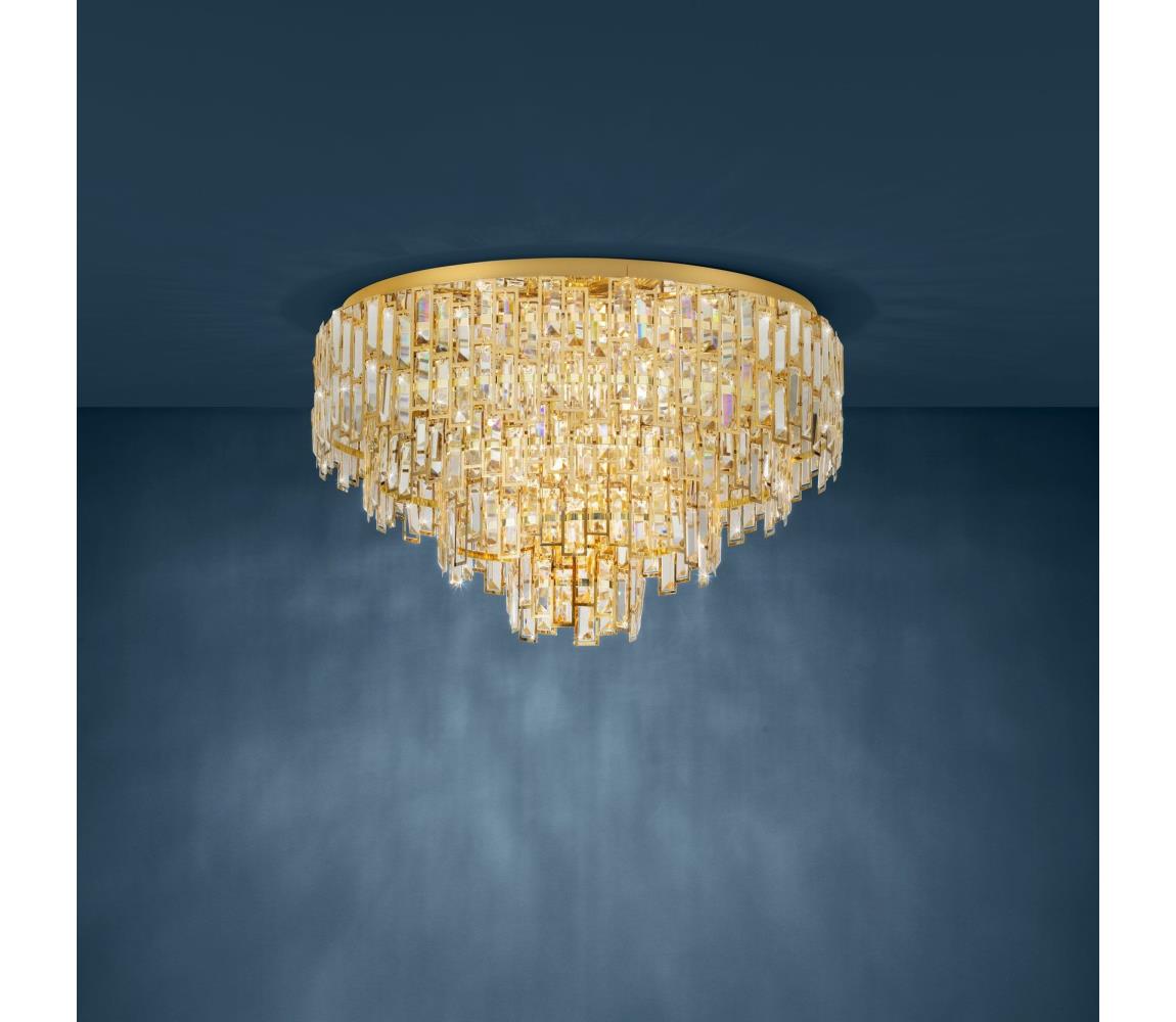 Eglo 39612 - Plafon CALMEILLES 10xE14/25W/230V średnica 78 cm