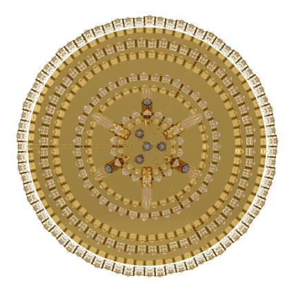 Eglo - Plafon 10xE14/25W/230V średnica 78 cm