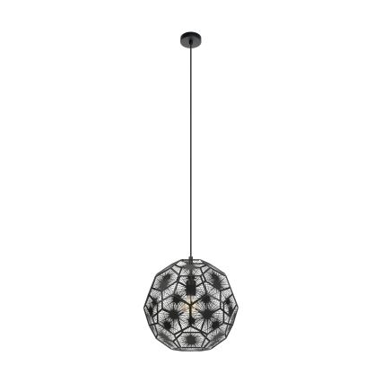 Eglo - Żyrandol na lince 1xE27/60W/230V śr. 41 cm czarny