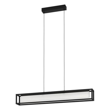 Eglo 39629 - ściemnialna lampa wisząca LED na lince GUALAJO LED/27W/230V czarna