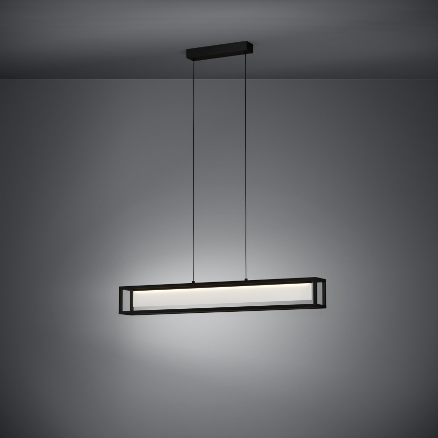 Eglo 39629 - ściemnialna lampa wisząca LED na lince GUALAJO LED/27W/230V czarna